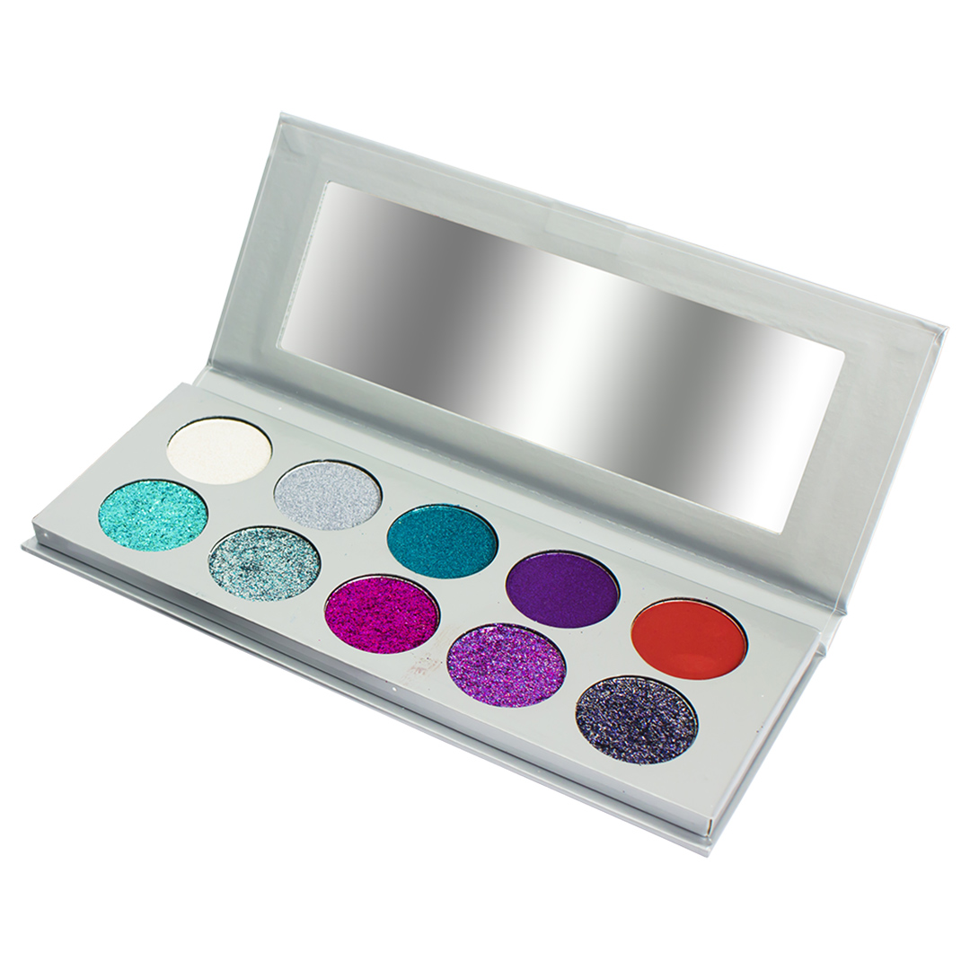 Glitter Silver Paleta De Sombras Maquilladas Mayorista